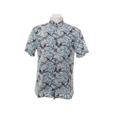 Kortärmad skjorta (Blå, Flerfärgad) från Denim by Hampton Republic 27 Bomull