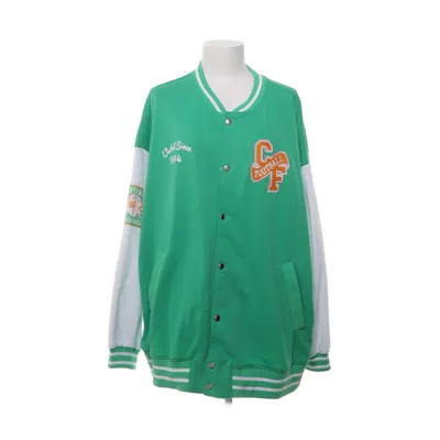 Collegejakke (Grøn, Hvid) fra Divided by H&M Bomuld, Polyester
