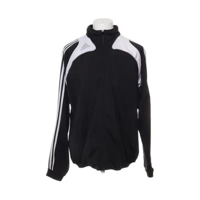 Træningsjakke (Sort, Hvid) fra Adidas Polyester