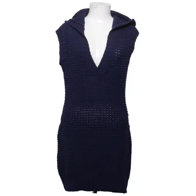 Hood dress (Blue) from Vero Moda Jeans Acrylic, Cotton