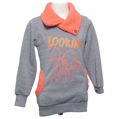 Sweatshirt (Gris, Orange, Multicolore) de Active Sports Coton, Polyester