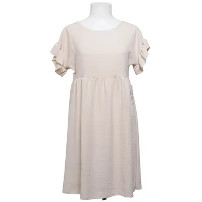 Klänning (Beige) från Garoff Polyester, Viskos