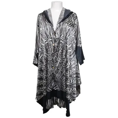 Hoodie (White, Gray, Black) from Transparente Polyester, Viscose
