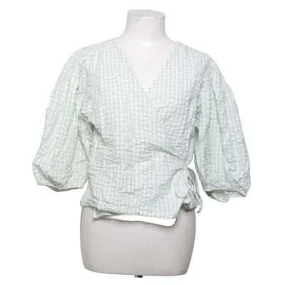 Wikkelblouse (Groen, Wit) van KappAhl