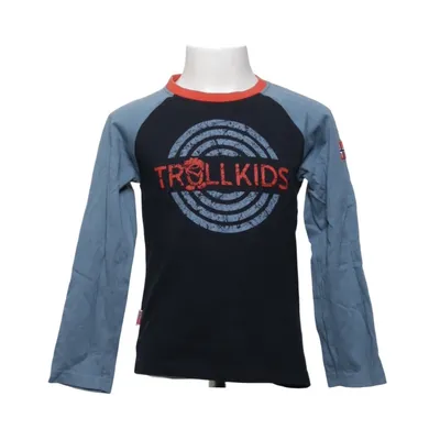 Long sleeve T-shirt (Black, Blue, Red) from Trollkids Cotton