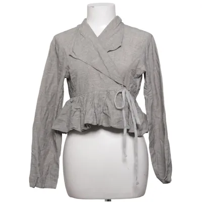 Wikkelblouse (Grijs) van The Masai Clothing Company Katoen, Linnen, Viscose