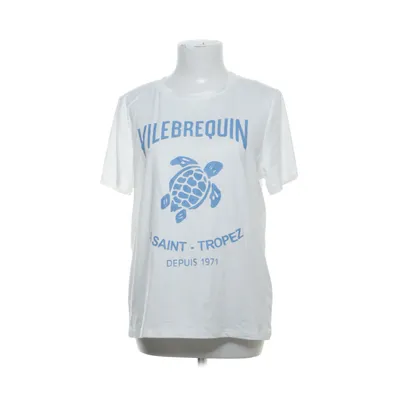 T-shirt (Vit, Blå) från Vilebrequin Elastan, Polyester