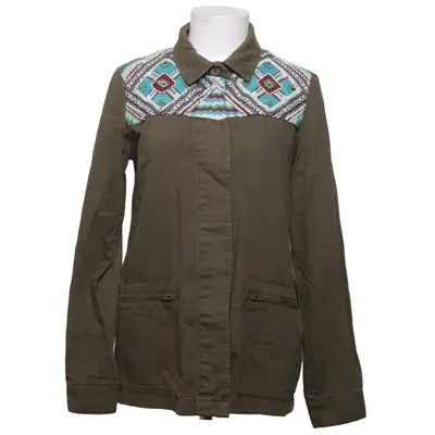 Jacke (Grün, Mehrfarbig) von Zara Trafaluc Baumwolle, Polyester