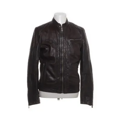 Leather jacket (Brown) from Jofama Polyester, Leather