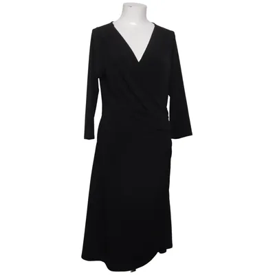Wrap dress (Black) from Milook Elastane, Polyester