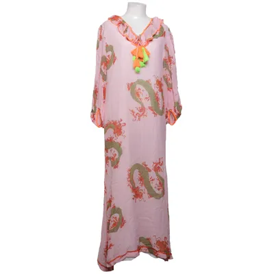Kjole (Pink, Grøn, Flerfarvet) fra Place du Soleil Bomuld, Viscose