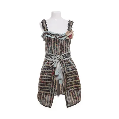 Dress (Black, Multicolored) from Save the Queen Cotton, Elastane, Leather