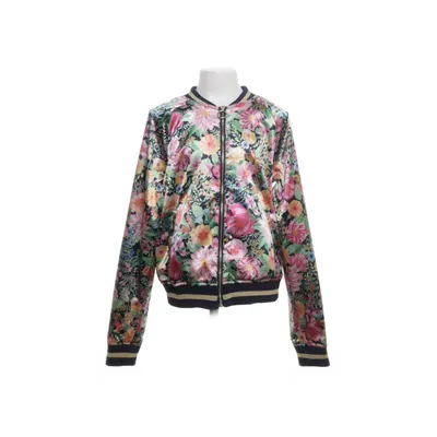 Bomberjack (Blauw, Meerkleurig) van H&M x Angela McKay Elastaan, Polyester