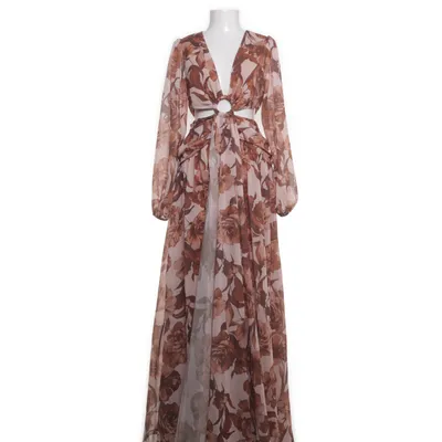 Långklänning (Brun) från Boohoo Polyester
