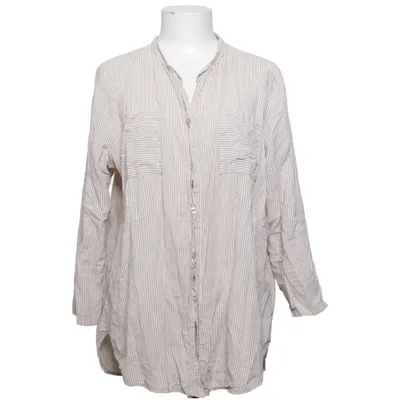 Shirt (Beige, White) from Mix By Cotton