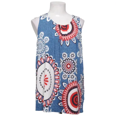 Top (Blauw, Rood, Wit) van Happi Elastaan, Polyester