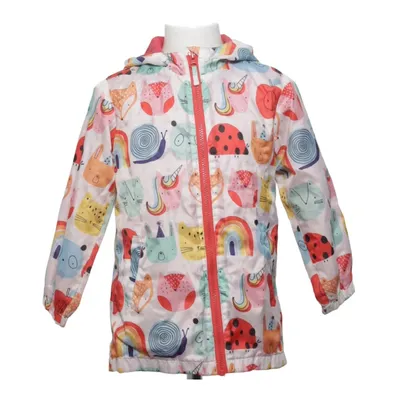 Regenjack (Wit, Meerkleurig) van Next Katoen, Polyester