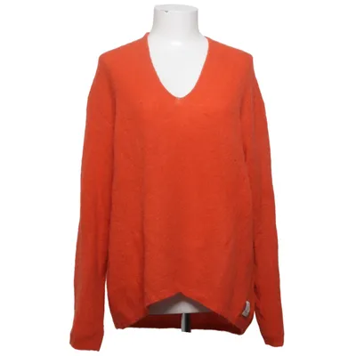 Strickpullover (Orange) von Penn & Ink N.Y Elasthan, Merinowolle, Polyamid
