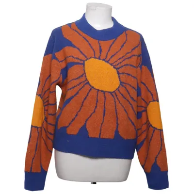 Pull-over (Bleu, Orange) de Monki Acrylique, Polyester
