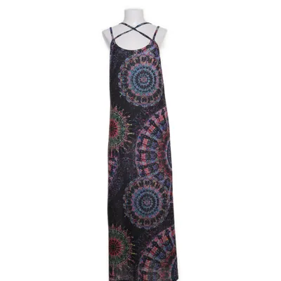 Robe longue (Noir, Multicolore) de Jean Pascale Élasthane, Polyester