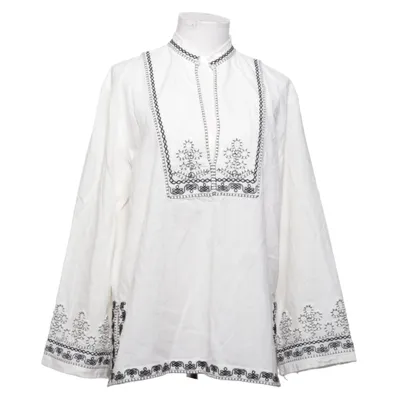Blus (Vit, Svart) från Zara Bomull, Linne