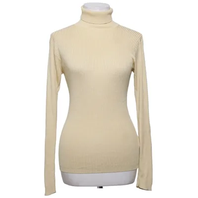 Rollkragenpullover (Beige) von Avenue Seide