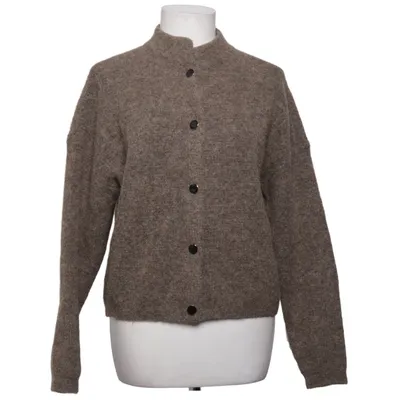 Cardigan (Brown) from Gestuz Alpaca wool, Elastane, Recycled polyester