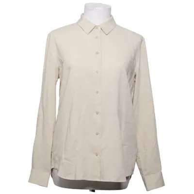 Skjorte (Beige) fra Uniqlo Genanvendt polyester, Viscose