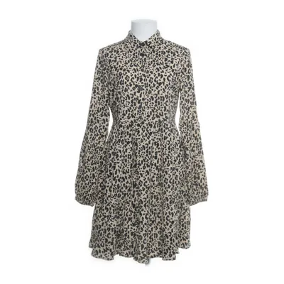 Shirt dress (Beige, Black) from DF Young Viscose