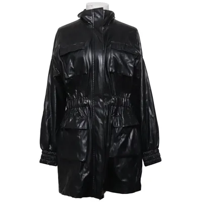 Jakke (Sort) fra Boohoo Bomuld, Polyester, Polyurethan