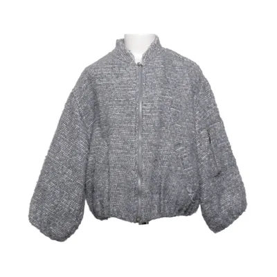 Jacke (Grau) von Zara Baumwolle, Polyester