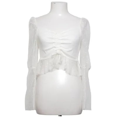 Crop top (Wit) van Boohoo Elastaan, Polyamide