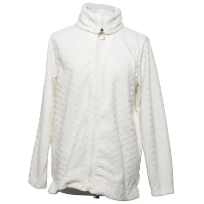 Fleece jacket (White) from Wästgöta Polyester