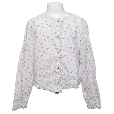 Blouse (Wit, Rood) van Zara