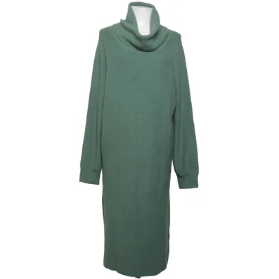 Jurk met col (Groen) van S. Marlon Polyester, Viscose