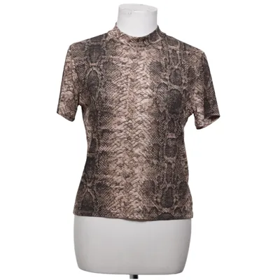 T-shirt (Beige, Brown) from Zara Trafaluc Elastane, Polyester