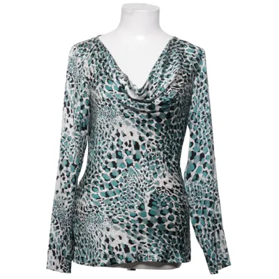 Bluse (Grün, Weiß, Schwarz) von Elégance Elasthan, Seide