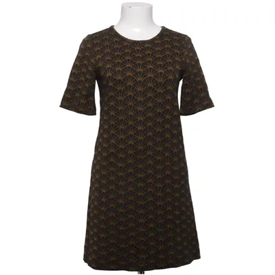 Robe (Gris, Jaune) de Ann Taylor Loft Coton, Élasthane, Polyamide