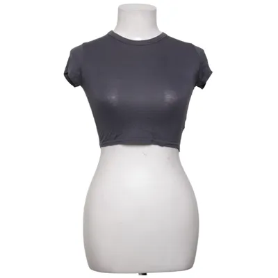 T-shirt (Grijs) van PrettyLittleThing Elastaan, Viscose