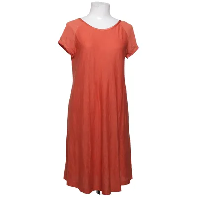 Jurk (Oranje) van Vanessabruno Linnen, Polyamide, Zijde