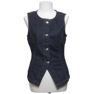 Denim vest (Blue) from Gina Tricot Elastane, Organic cotton
