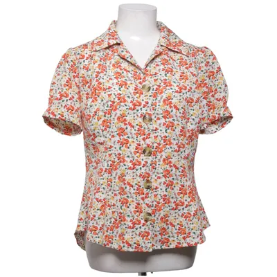 Chemise à manches courtes (Blanc, Multicolore) de Pretty Retro Polyester