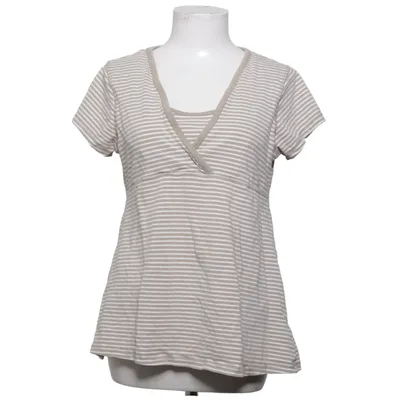 Mammatopp (Beige, Vit) från H&M Mama Elastan, Ekologisk bomull
