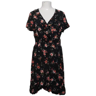 Robe portefeuille (Noir, Multicolore) de Crossroads Viscose