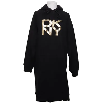 Hood dress (Black) from DKNY Sport Cotton, Polyester