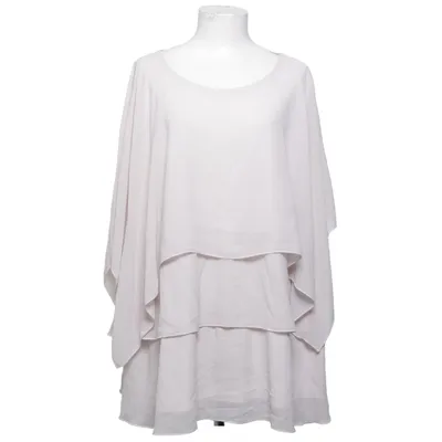 Top (Beige) from Janina Curved Polyester