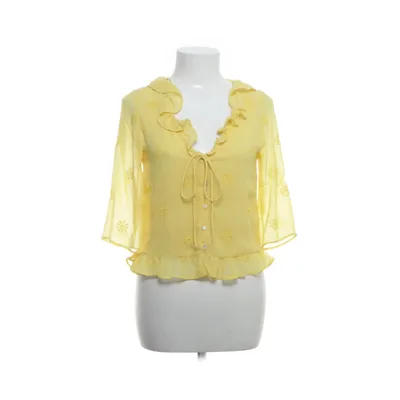 Peplum top (Yellow) from Zara Polyester