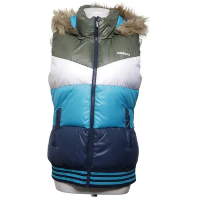 Dunväst (Blå, Vit, Grön) från Adidas Akryl, Dun, Fjädrar, Polyester, Polyuretan