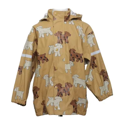 Rain jacket (Beige, Multicolored) from Fix by Lindex Polyurethane