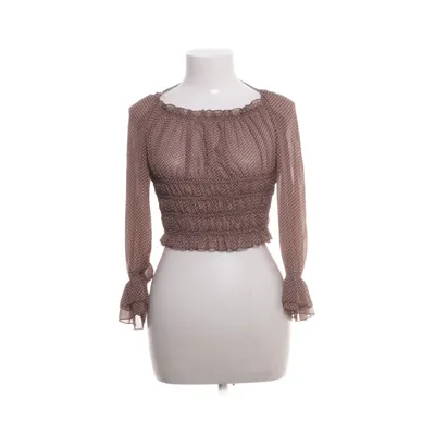 Crop top (Brown, White) from Limelight